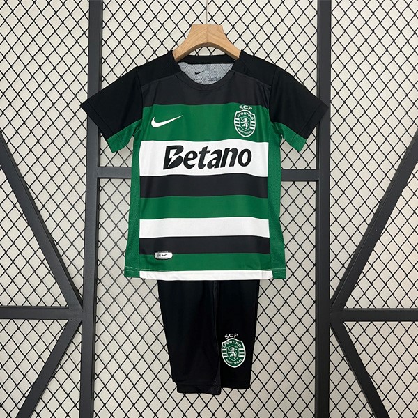 Trikot Sporting De Lisboa Heim Kinder 2024-2025